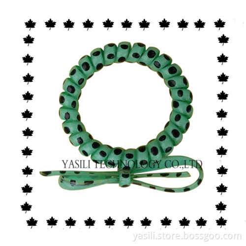 Telephone Wire Cord Elastic Head Tie Hair Band Or Can be Bracelet